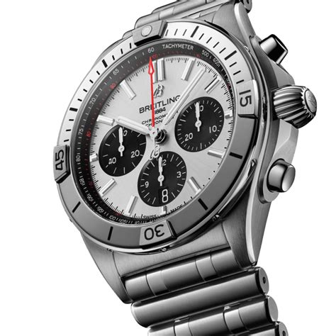 breitling digital difficult to see|Chronomat B01 42 Stainless steel .